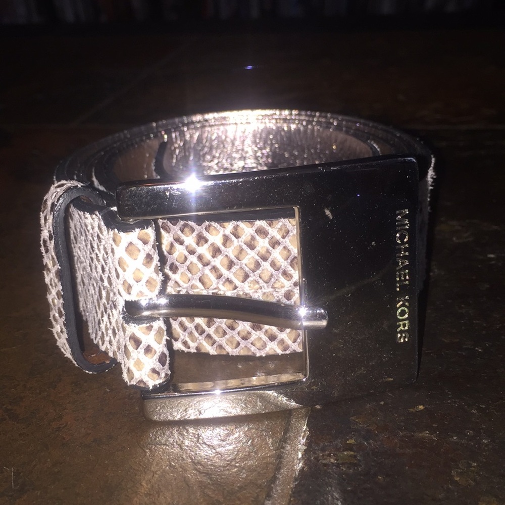 MICHAEL Michael Kors Leather Belt